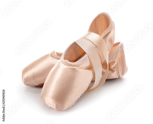 View of ballet shoes 