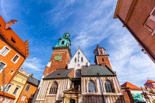 The Royal Archcathedral Basilica of Saints Stanislaus and Wenceslaus in Wawel Castle in Krakow, Poland © Ruslan