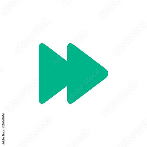 Free Download Fast forward button vector icon - GFXLoad