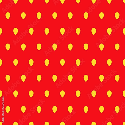 Strawberry skin fruit seamless pattern