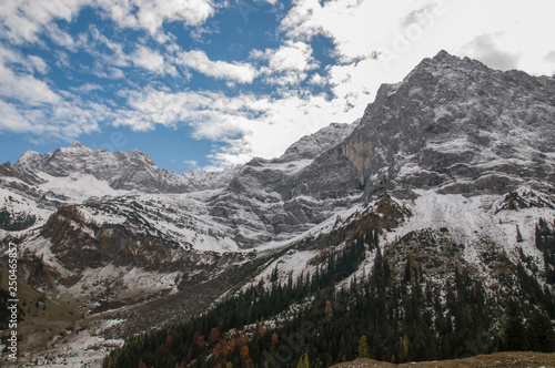 mountain landscape, alps, ahornboden