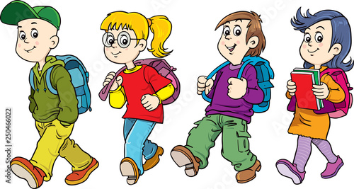 Students go to school