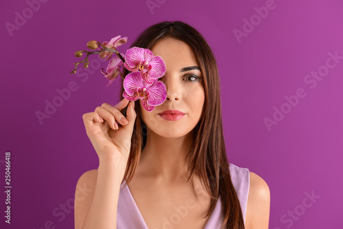 Beautiful young woman with ...