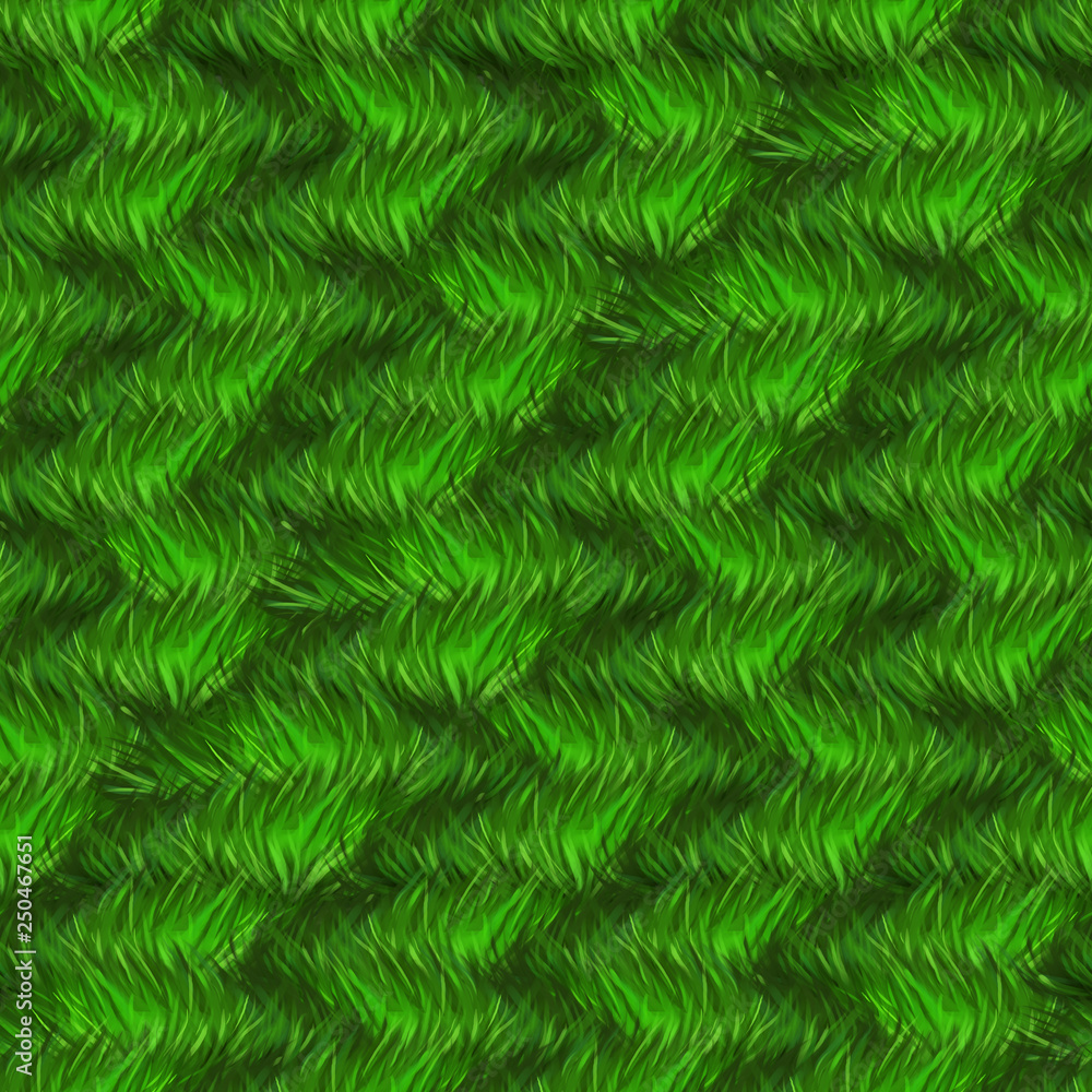 Seamless pattern with grass. Modern design.