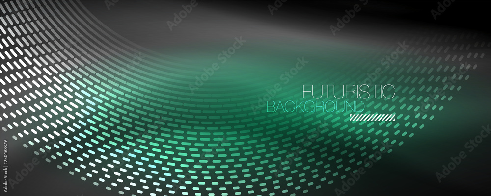 Digital flowing wave particles abstract background, vector smoke effect design Digital flowing wave particles abstract background, vector smoke effect design