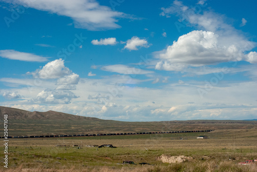 Wyoming freight train