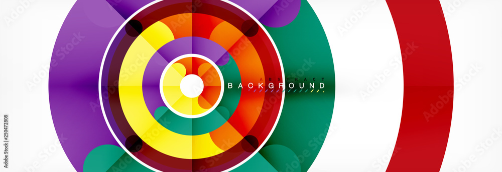 Linear design circle background Linear design circle background