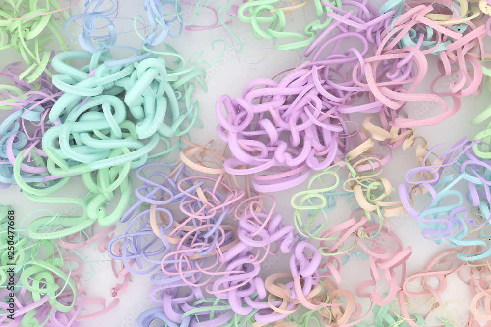 Messy string geometric. For graphic design or background, CGI composition. 3D render. Messy string geometric. For graphic design or background, CGI composition. 3D render.
