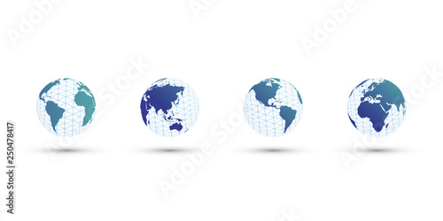 mondo, link, network, internet, comunicazione