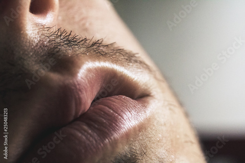 Lips Male Face