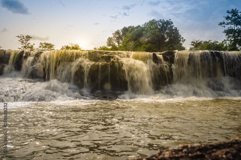 Exotic small waterfall for swimming named Exotic small waterfall for swimming named