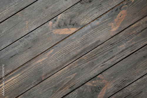 Texture of wooden surface as background, top view