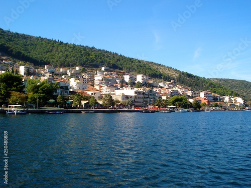 View of small town of Amphilochia in Ambracian gulf, Aetolia Acarnania, Greece.