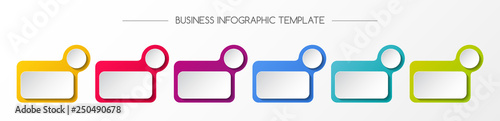 Design of empty company timeline - infographic template. Vector.