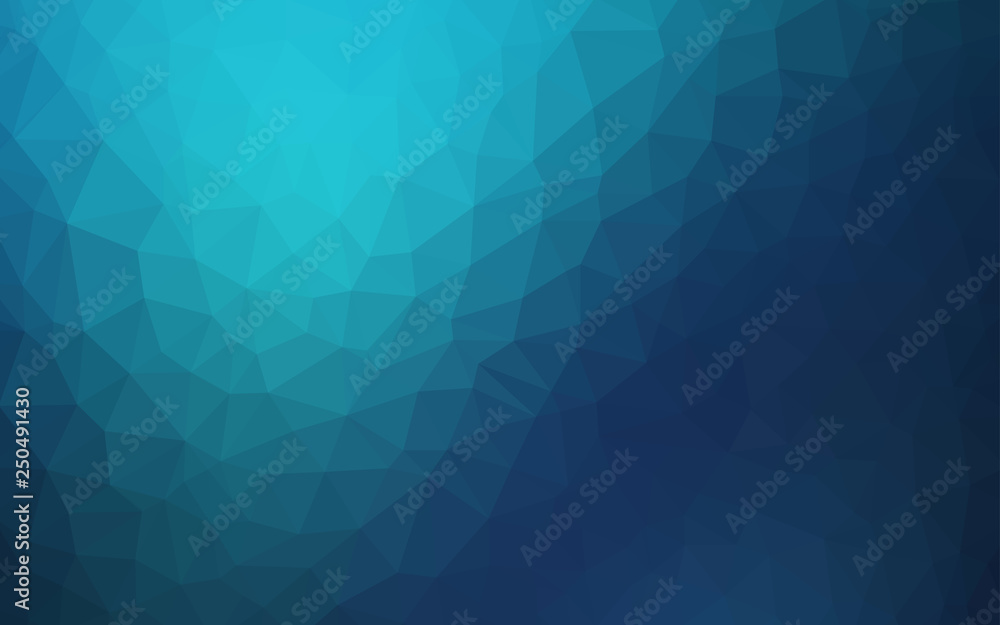 Dark BLUE vector low poly background. Dark BLUE vector low poly background.