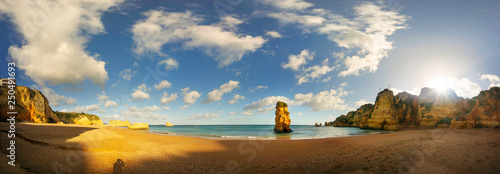 Rocky coast of Lagos, Portugal