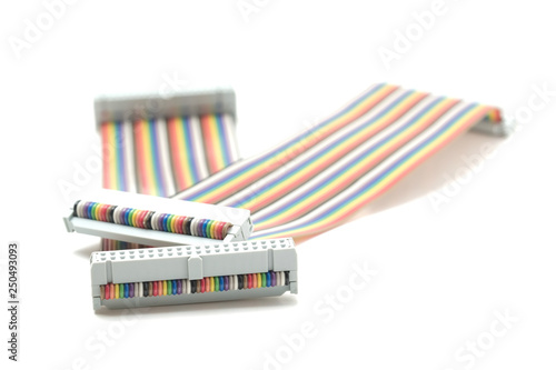 macro Ribbon cable photo