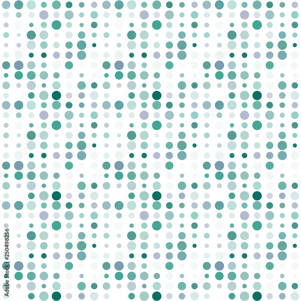 Fototapeta Seamless abstract pattern background with a variety of colored circles.