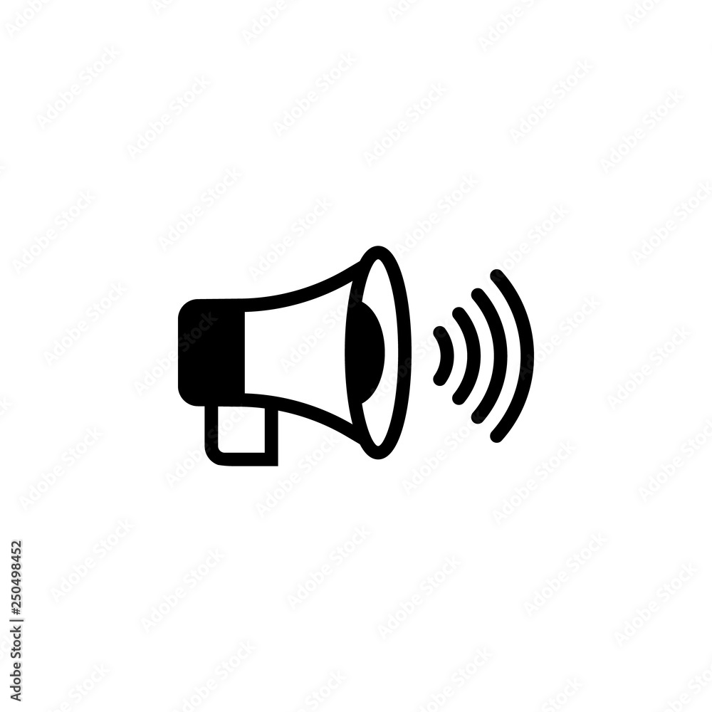 Announcement icon vector. Announcement vector design. sign design. flat style. Vector EPS 10 Announcement icon vector. Announcement vector design. sign design. flat style. Vector EPS 10
