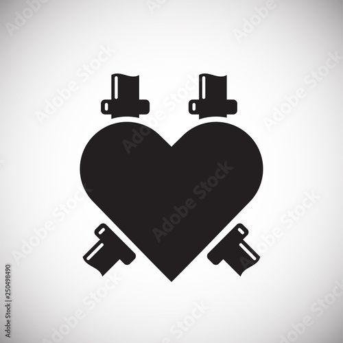 Bionic prothesis icon on white background for graphic and web design, Modern simple vector sign. Internet concept. Trendy symbol for website design web button or mobile app