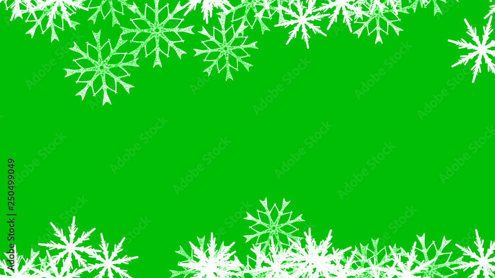Abstract background with a variety of colorful snowflakes. Big and small. Abstract background with a variety of colorful snowflakes. Big and small.