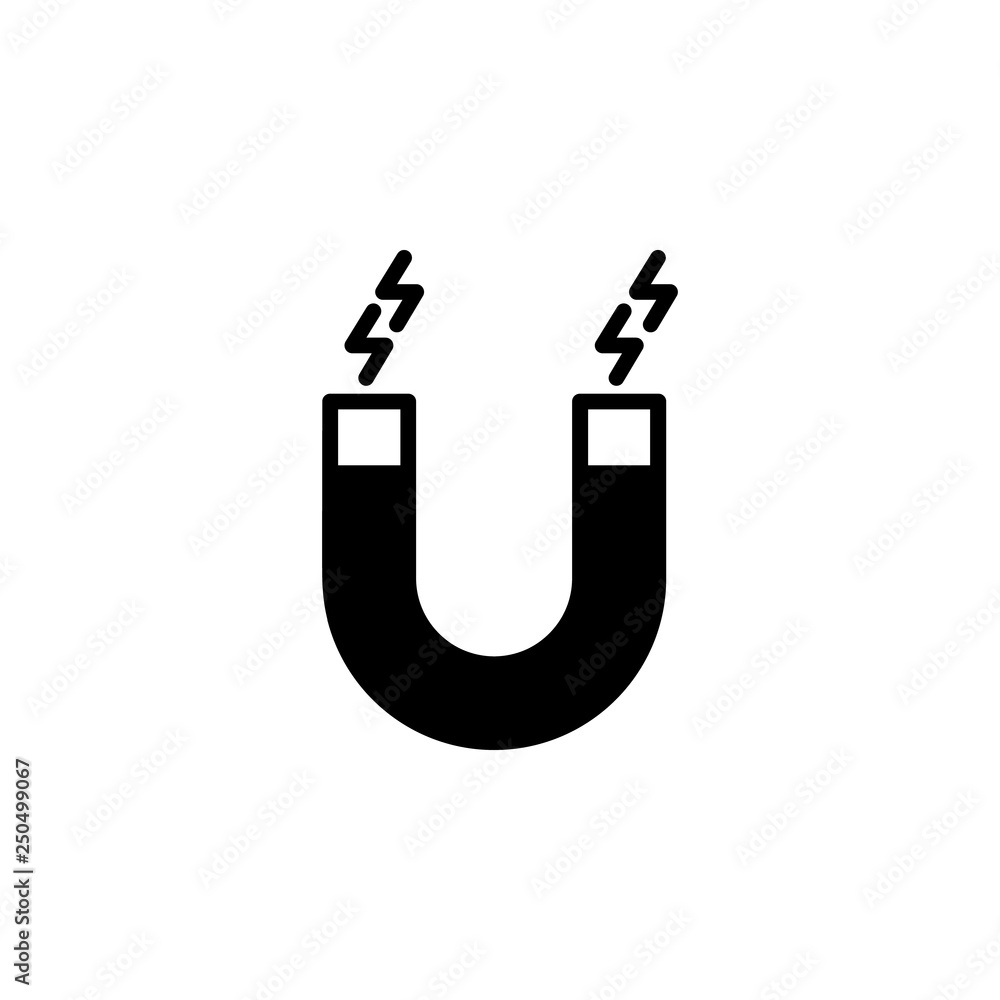 magnet icon vector. magnet vector design. sign design. flat style. Vector EPS 10 magnet icon vector. magnet vector design. sign design. flat style. Vector EPS 10