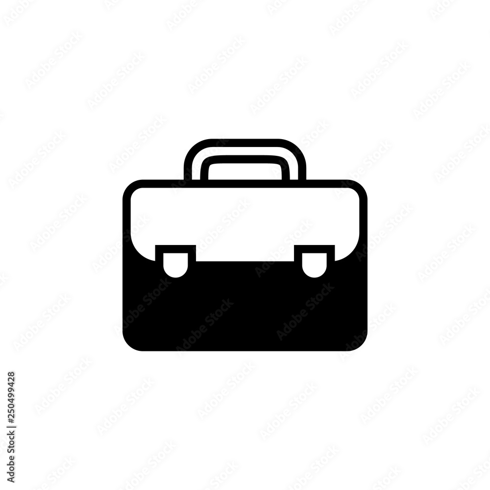 Briefcase icon vector. Briefcase vector design. sign design. flat style. Vector EPS 10 Briefcase icon vector. Briefcase vector design. sign design. flat style. Vector EPS 10