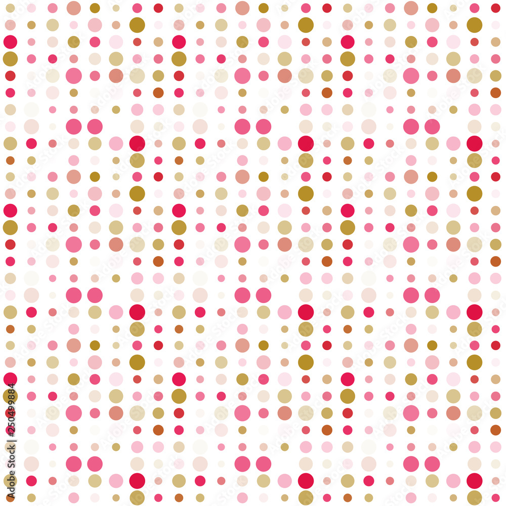Seamless abstract pattern background with a variety of colored circles. Seamless abstract pattern background with a variety of colored circles.