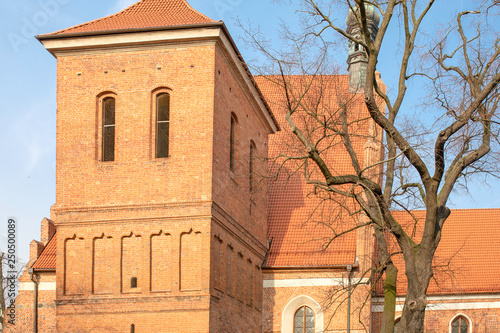 Bydgoszcz / Poland - the old town architecture on a sunny winter day. photo