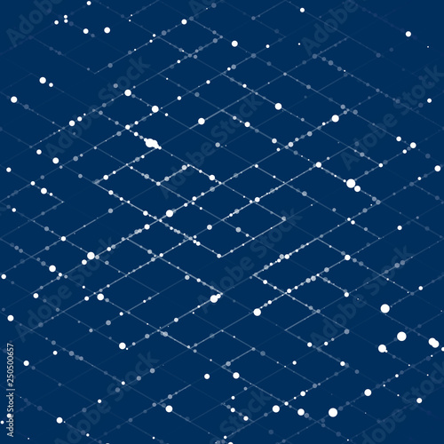 Isometric grid template. Graphic concept for your design.