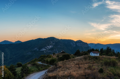 Small chapels in the mountain