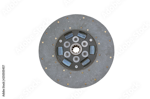 Disk clutch сar isolated on a white background.