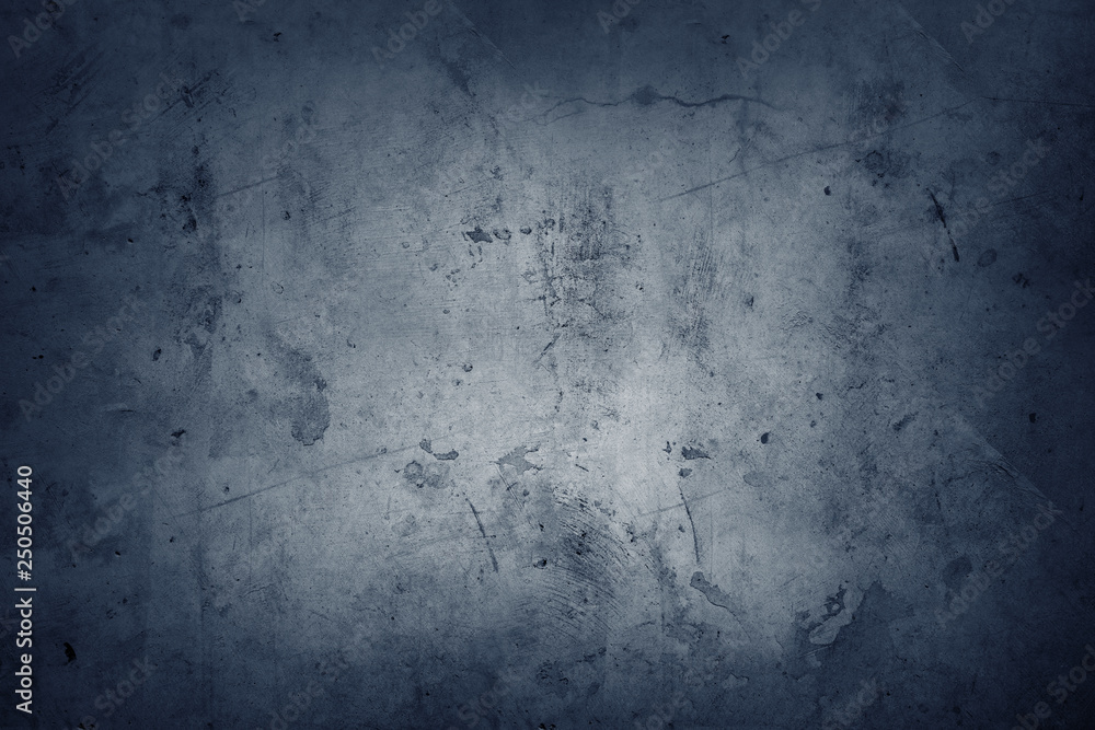 Blue textured concrete background