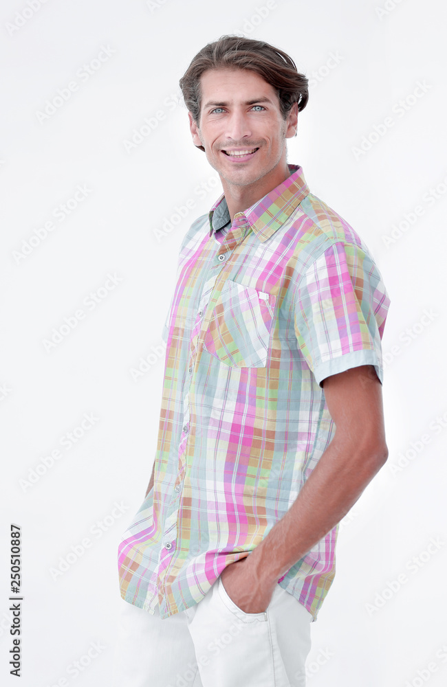 in full growth.portrait of a successful young man in full growth.portrait of a successful young man