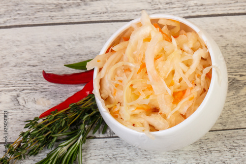 Pickled cabbage - sauerkraut