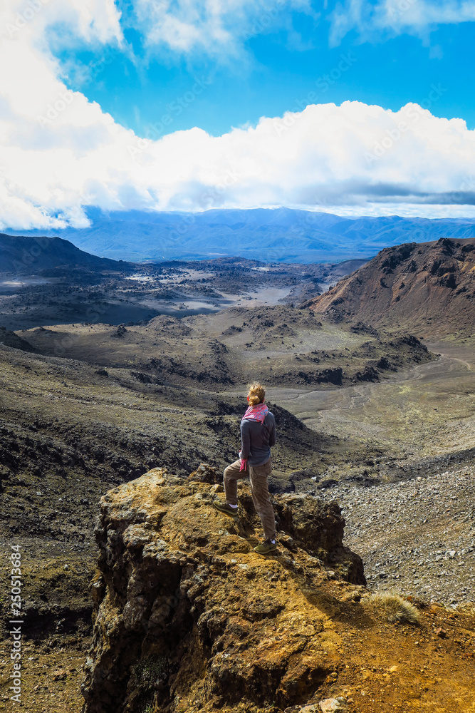 Obraz premium Tongariro Alpine Crossing in New-Zealand