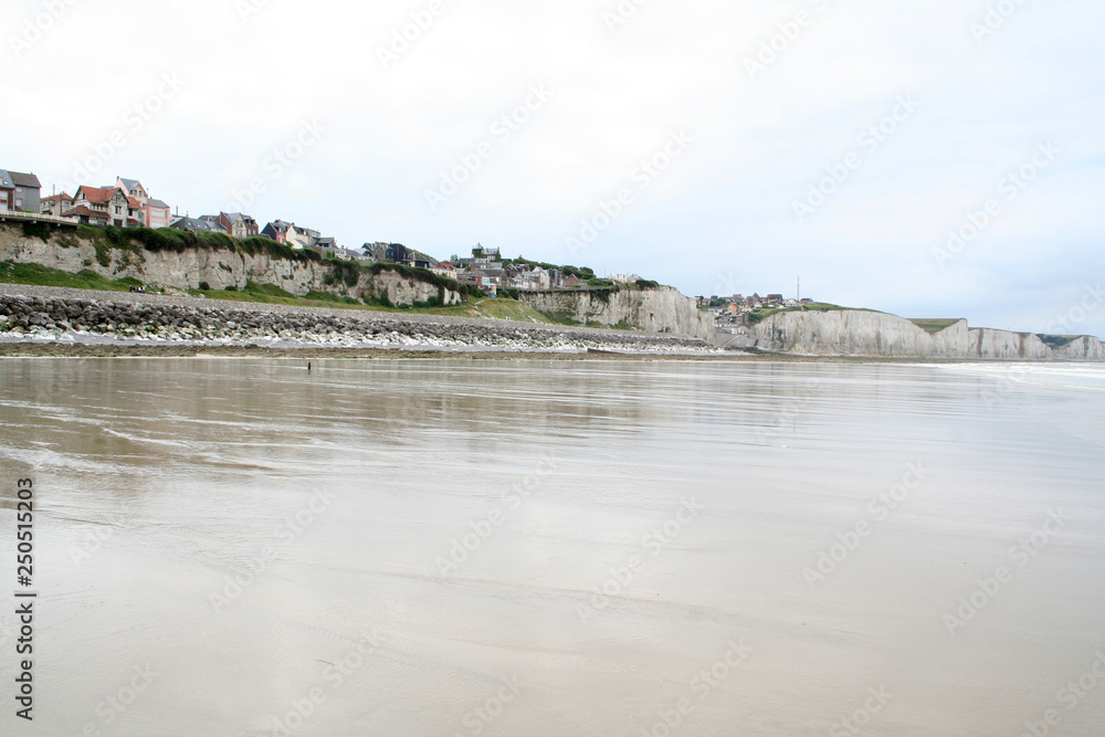 Beach life at the Village of Ault in Normandy