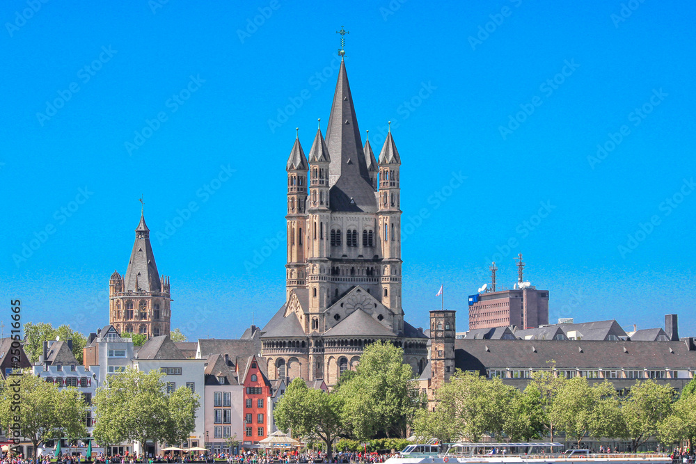 Groß Sankt Martin Kirche am Fischmarkt Köln Groß Sankt Martin Kirche am Fischmarkt Köln