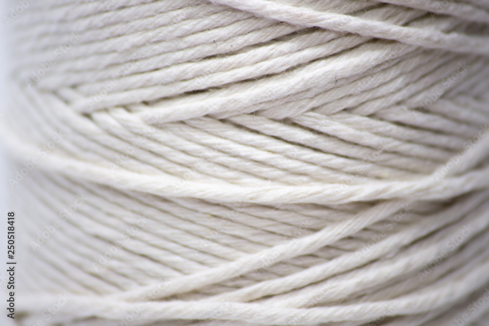 Handmade macrame, needlework, knitting. Women's hobby. Macrame Home decor – Image