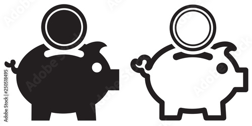 ICÔNE TIRELIRE COCHON