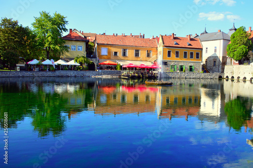 Lake Tapolca in Hungary