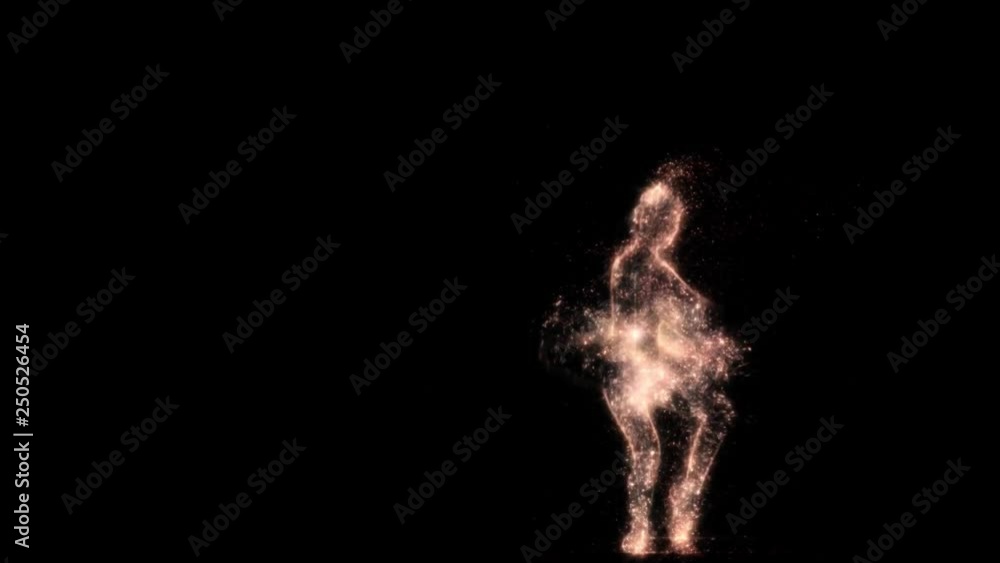 Dancing ballerina particles Dancing ballerina particles