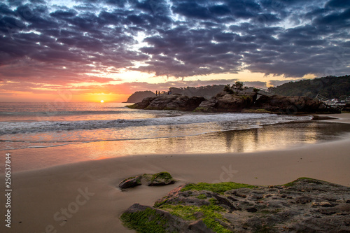 Sunrise in the beach.