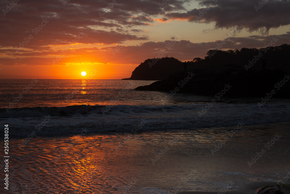 Sunrise at Cabeçudas Beach - Santa Catarina - Brasil.