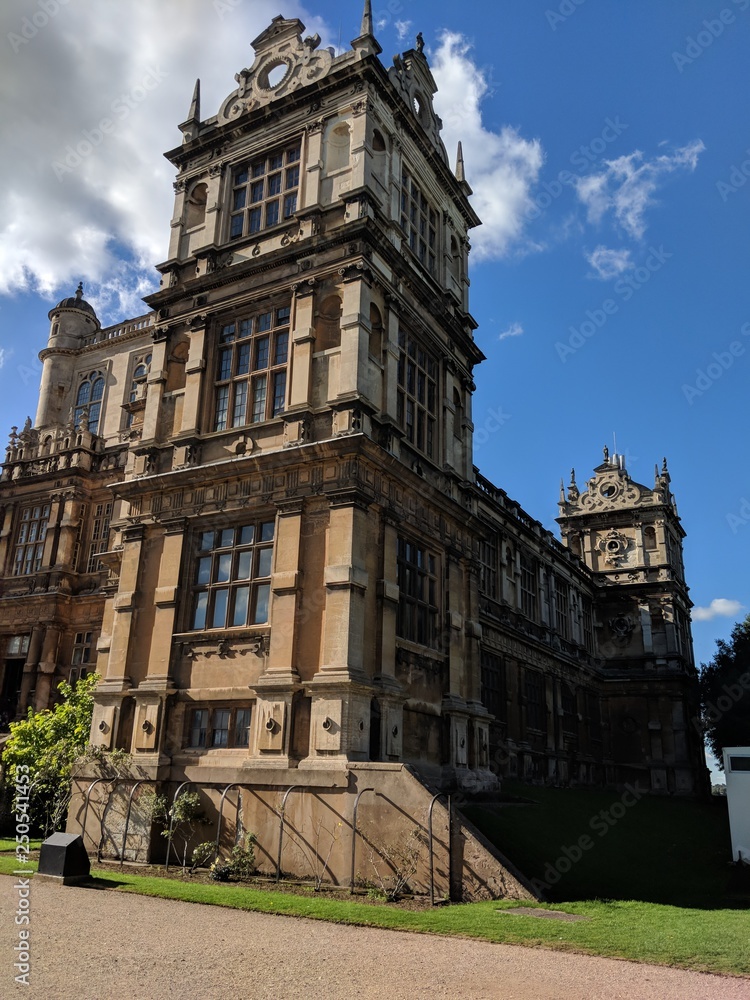 Fototapeta premium Exterior of Wollaton Hall in Nottingham, UK, built in Tudor times by Robert Smythson..