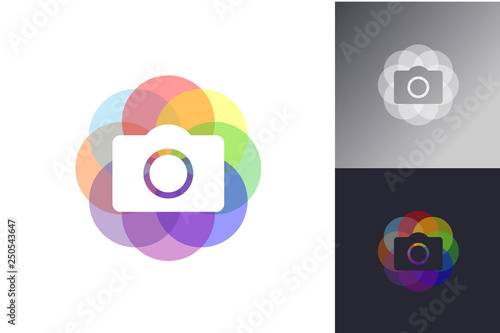 Colorful Camera Logo Inspirations Template