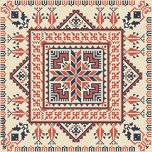 Palestinian embroidery pattern 91