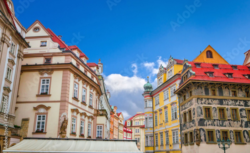 Photography Cozy streets of Old Town Prague, Czech Republic.