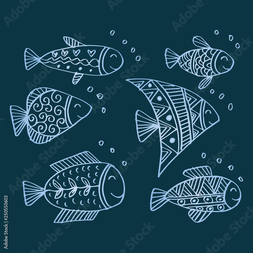 Doodle fish © Handini_Atmodiwiryo