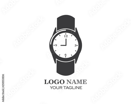 wristwatch icon vector template design